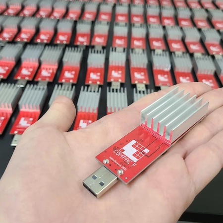 GekkoScience Compac F (Tek BM1397) USB Bellek 200mh-400+mh(oc) Ferrari Miner!