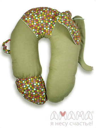 Подушка Радостный слон