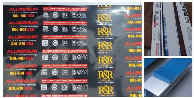 HDPE, LDPE, PE Protective Film For Extruded Aluminum Profiles, Technical And Aluminum Bars Non-Residue Adhesive