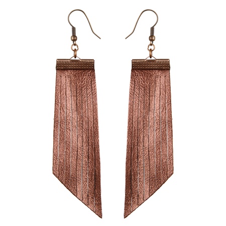 W-104 Кожаная серьга