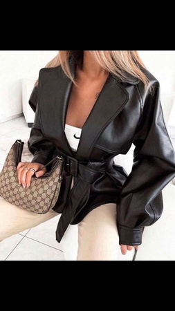 Кожаный пиджак