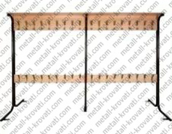 Вешалка напольная двухсторонняя на 36 мест ‘В-6’