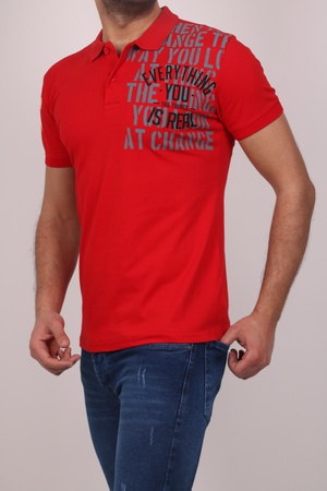 Футболка с воротником-поло из ткани пике