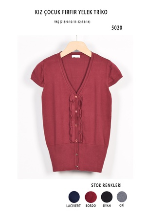 TRİKO KIZ ÇOCUK YELEK
