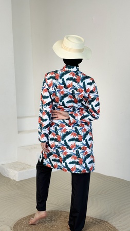 Буркини из тонкой сеточной лайкры