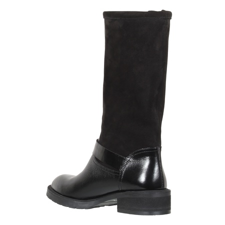 Women&#39;s ankle boots, genuine leather, suede<G607>