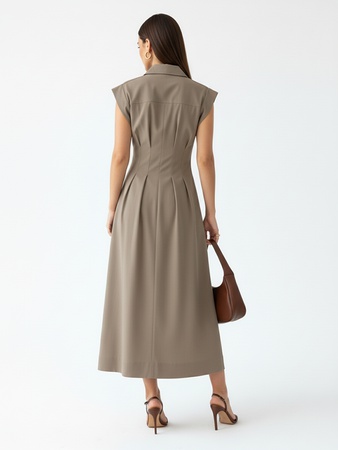 Женское платье миди сарафан