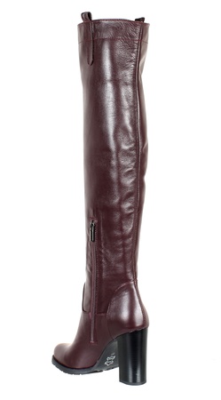 Damenstiefel aus echtem Leder<G805>