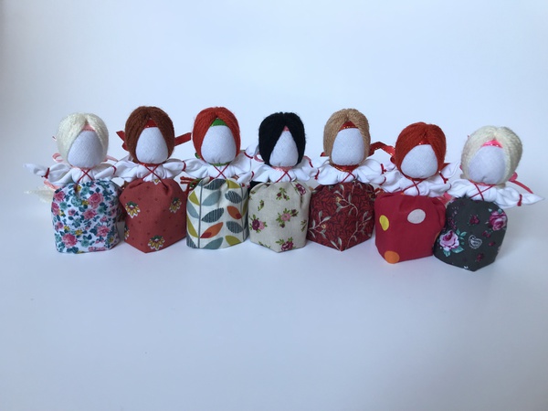 Handmade. Женский оберег "На счастье" Кукла-мотанка. Подарок.