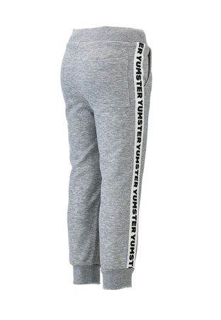 Штаны серый меланж с лампасами-тесьмой (тринитка) Yumster YC.02.23.027