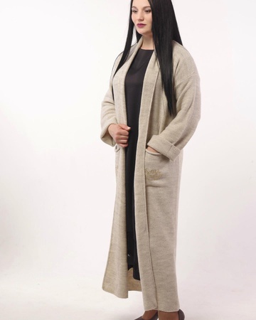 Long cardigan "Crown" article 003
