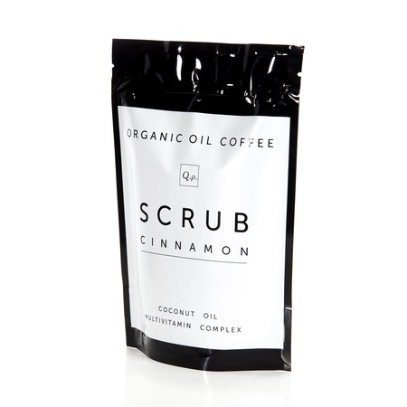 Натуральный Масляный кофейный скраб с эфирным маслом Корицы 250 гр.