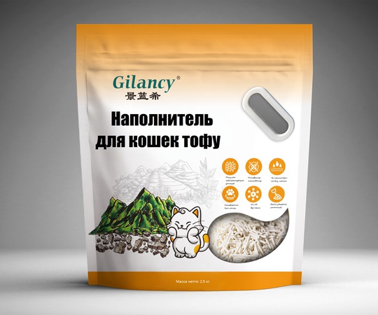 Наполнитель для кошек тофу