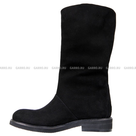 Сапоги 901 чёрные, натуральная замша