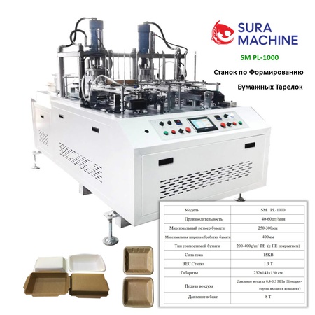Оборудование для Производства Одноразовых Бумажных Тарелок
