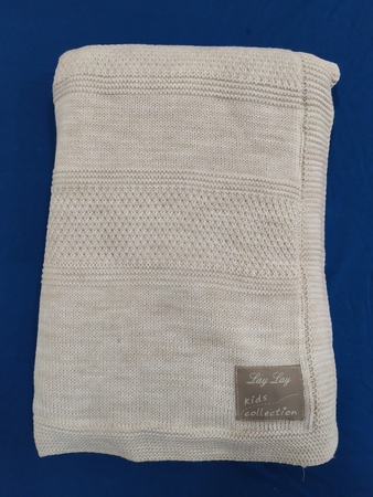 Wellsoft Peluşlu Çelik Örgü Bebek Battaniyesi