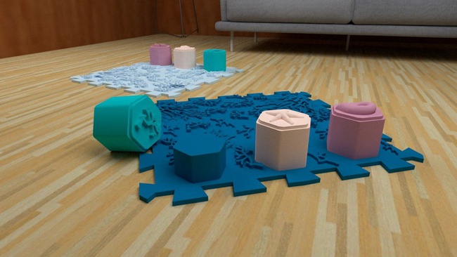 Сенсорный коврик ОРТО ПАЗЛ "Коралловый риф"