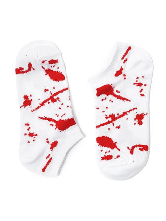 Erkek / bayan kısa çorap "Boya lekeleri" Dzen ve Smile