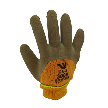 Перчатки из акрилловой термошиферки с латексным шлифованием, акрилловая ладонь, экологично, очень морозостойкие, износостойкие и антискользящей