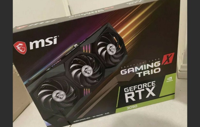 Графическая карта MSI RTX 3090 GAMING X TRIO 24 ГБ GDDR6X