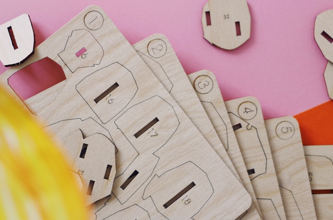 Деревянный конструктор Медведь