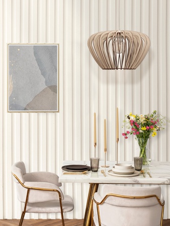 Tasarımcı tarzında ahşaptan yapılmış parametrik armatür