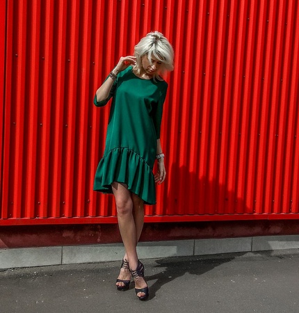 Платье оверсайз, модель 14-2018