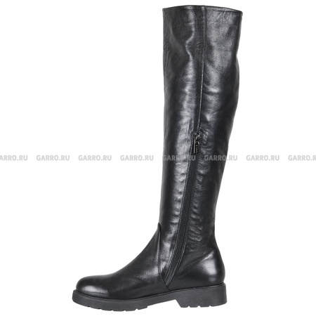 Сапоги 1265 чёрные, натуральная кожа