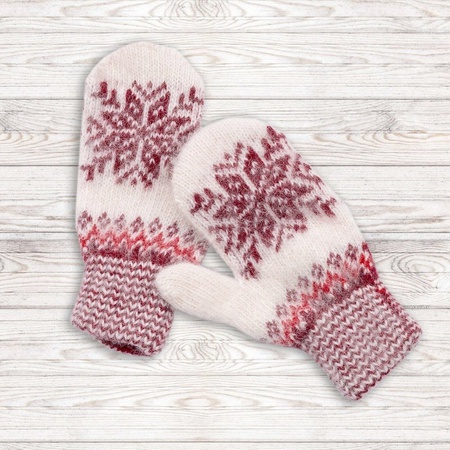 Варежки детские разноцветный (дев.)