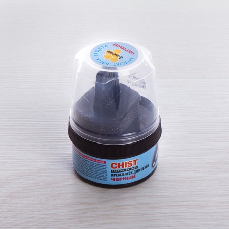 Крем- блеск Chist - для обуви черный