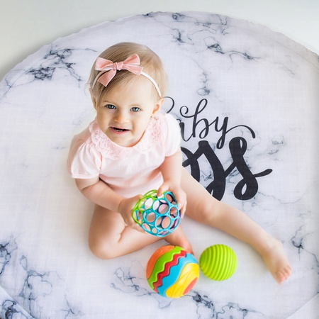 100% Organic Cotton Muslin Play Rug GOTS Certified