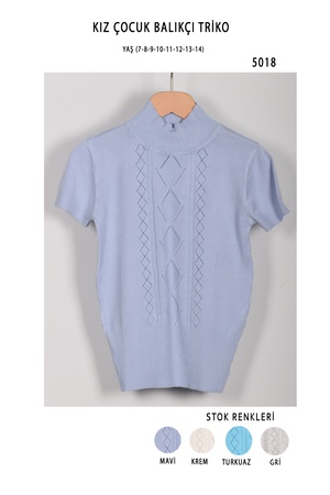 TRİKO KIZ ÇOCUK BLUZ VİSKON