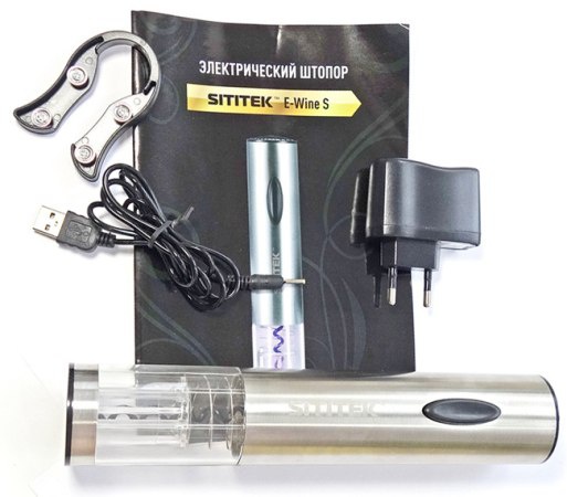 Электрический штопор для вина "SITITEK E-Wine S"