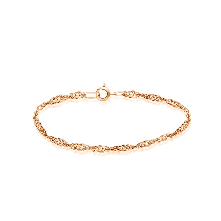 БРАСЛЕТ ПУСТОТЕЛЫЙ ИЗ КРАСНОГО ЗОЛОТА