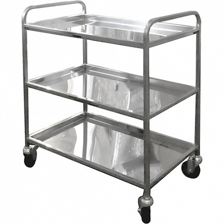 Тележка официантская ТОО-3 окраш., 840х540х925 мм