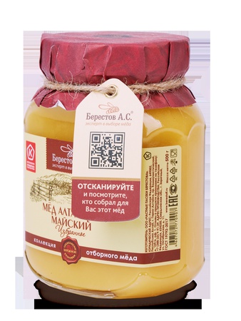 Берестов А.С. / Мед натуральный Алтайцвет "Майский", коллекция Избранное