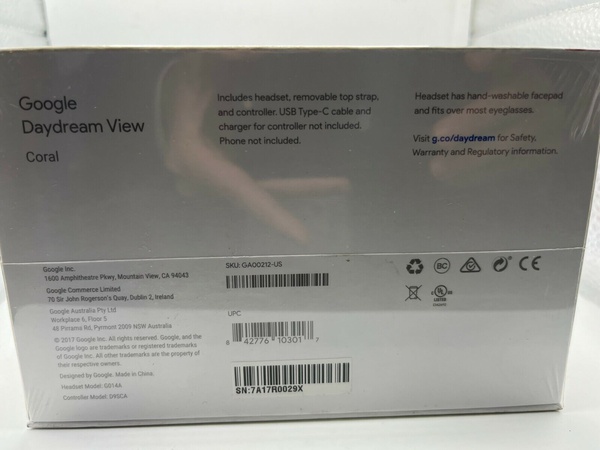 Гарнитура виртуальной реальности Google Daydream S-View