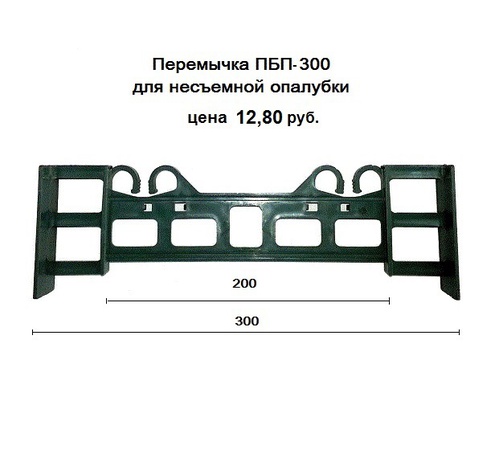 Перемычки для несъемной опалубки