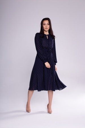 Платье в горошек