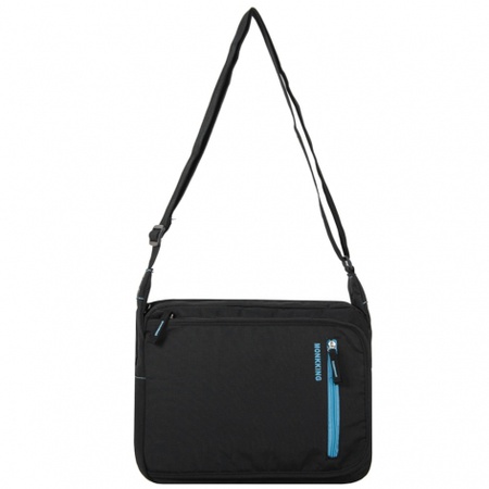 Сумка HS-13101 Цвет: черный/молния голубая