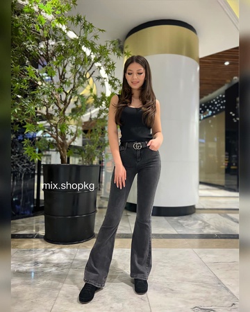 Джинсы клещ