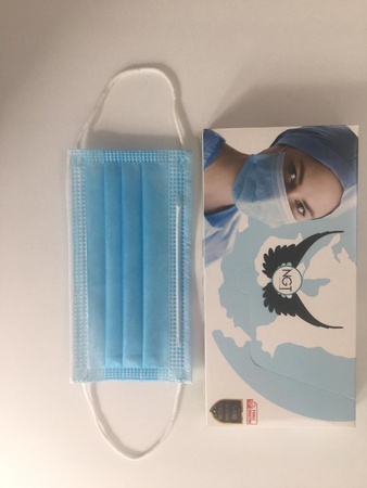 3 katlı cerrahi toz maskesi