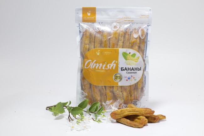 Kurutulmuş Muz. OLMISH fabrikalarından kurutulmuş meyveler