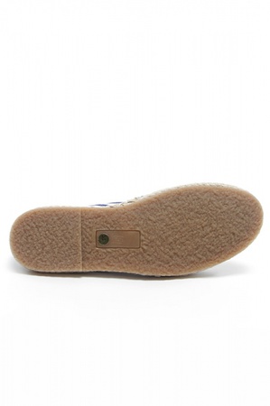 Espadrilles beyaz çizgili