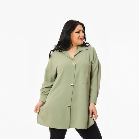 Свободная рубашка большого размера