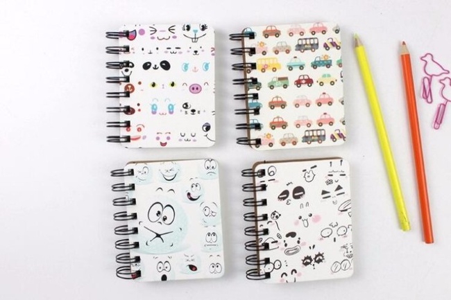 &quot;Notlar için&quot; kaplı not defteri