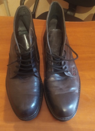 Men's boots made of genuine leather New 45 size Turkey DERIMOD