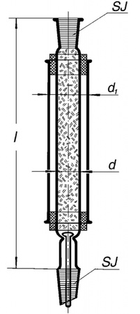 Колонка дистилляционная Гемпеля
