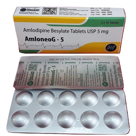 AmloneoG-5: Amlodipine Besylate Tablets USP 5mg