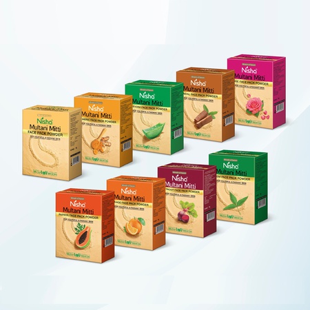 Nisha Multani Mitti for Face 100gm | Natural Oil Control, Acne & Tan Removal | Face Pack